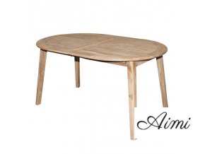 TECTONA - drevený rozkladací teakový stôl 150/200x95x75 cm