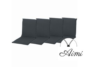 ELEGANT 2430 nízky - set 4 ks - podušky na stoličky a kreslá