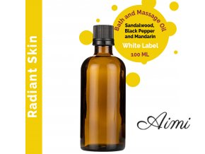 Kúpeľový a Masážny Olej - Santalové Drevo - 100ml - 100ml - Bez Etikety (Varianta Santalové Drevo - 100ml)