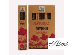 Prírodné Botanické Tyčinky Masala - Myrha