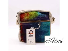 Tie Dye Konopná Taška so Zipsom (Varianta Tie Dye Konopná Taška so Zipsom)
