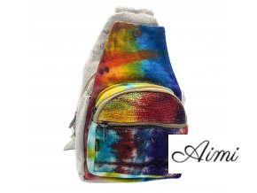 Tie Dye Konopná Taška cez Rameno (Varianta Tie Dye Konopná Taška cez Rameno)
