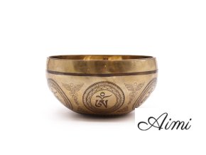 Tibetská Liečivá Gravírovaná Miska - 16cm - Budha Stromu Bodhi (Varianta 16cm - Budha Stromu Bodhi)