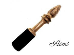 Drevená Palička - 14 cm - Vyrezávané Namaste (Varianta 14 cm - Vyrezávané Namaste)