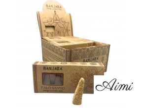 Banjara Vykurovacie Pyramídové Kužele- Palo Santo (Varianta Banjara Vykurovacie Pyramídové Kužele- Palo Santo)