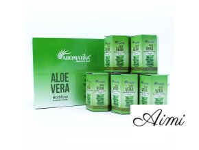 Balenie 10 kusov Masala Vonných Kužeľov Tečúci Dym - Aloe Vera