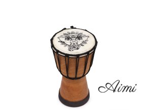 Ručne Vyrobený Bubon Djembe - Výška 20cm