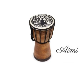 Ručne Vyrobený Bubon Djembe - Výška 25cm