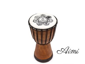 Ručne Vyrobený Bubon Djembe - Výška 30cm
