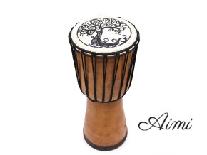 Ručne Vyrobený Bubon Djembe - Výška 40cm