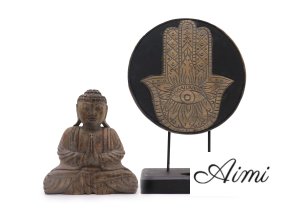 Budha Feng Shui Set - Hamsa - Šedý (Varianta Hamsa - Šedý)