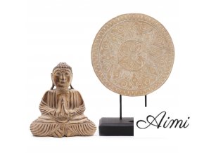 Budha Feng Shui Set - Klasická Mandala - Prírodný (Varianta Klasická Mandala - Prírodný)