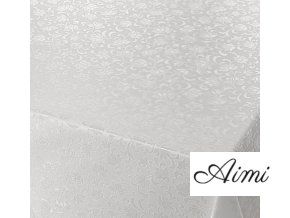 aimi pvc biely obrus kvety