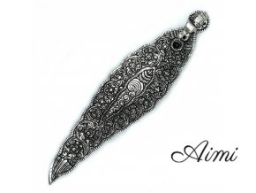 Stojan na Vonné Tyčinky Slon z Lešteného Hliníka, 20 cm (Varianta Stojan na Vonné Tyčinky Slon z Lešteného Hliníka, 20 cm)