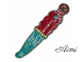 Tibetský Stojan na Vonné Tyčinky - Dýka - Budha