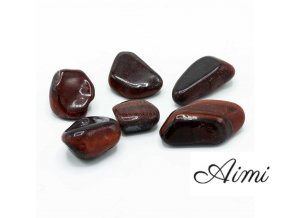 Veľké Africké Kamene - Tigrie Oko – Červený – Veľkosť 8 – 30 mm (KG)