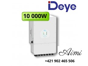 Trojfázový hybridný menič Deye SUN-10K 10000W, 2x MPPT