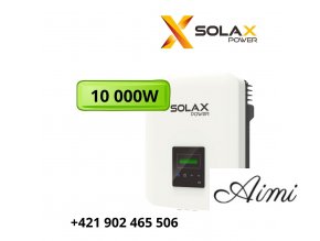 Trojfázový hybridný menič SolaX X3-Hybrid-10.0-D-G4 CT WiFi 3.0 - 10 000W