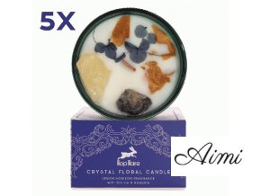 Štartovací Balíček - Krištáľové, Kvetinové Sviečky Hop Hare - Mix 36 Sviečok