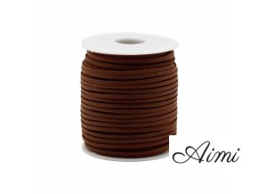 Rolka Bavlnenej Šnúrky - 2.5mm x 45m - Tmavo Hnedá A010 (Varianta 2.5mm x 45m - Tmavo Hnedá A010)