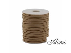 Rolka Bavlnenej Šnúrky - 2.5mm x 45m - Hnedá A120 (Varianta 2.5mm x 45m - Hnedá A120)