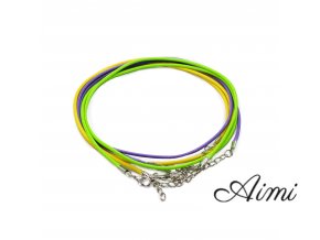 Balíček Voskových Šnúrok so Zapínaním - 2mm x 55cm - Mix (10 farieb)
