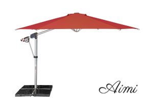 Slnečník výkyvný PROTECT 400P konštrukcia plus potah (Barvy slunečníků T809)