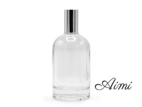 100ml Okrúhla Hrubá Fľaška, Strieborný Sprej a Uzáver (Varianta 100ml Okrúhla Hrubá Fľaška, Strieborný Sprej a Uzáver)