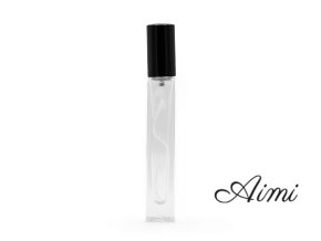 10 ml štvorcová Vysoká Tenká Fľaška, Čierny Sprej a Uzáver (Varianta 10 ml štvorcová Vysoká Tenká Fľaška, Čierny Sprej a Uzáver)