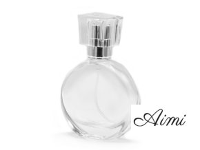 50 ml Oválna Fľaška, Strieborný Sprej a Krištáľový Uzáver (Varianta 50 ml Oválna Fľaška, Strieborný Sprej a Krištáľový Uzáver)