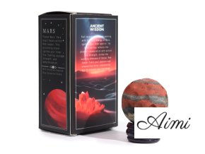 Červený Jaspis na Solárnom Stojane zo Zlatého Kameňa - Mars 40mm
