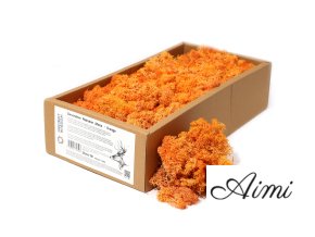 Dekoračný Islandský Mach - Oranžový - 635g