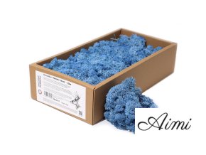 Dekoračný Islandský Mach - Modrý - 635g (Varianta Modrý - 635g)
