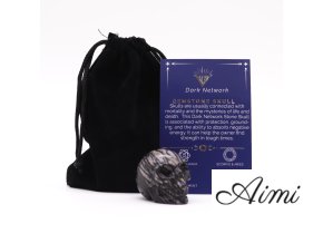 Veľká Lebka z Drahokamu - Ametyst - 50x40x30mm (Varianta Ametyst - 50x40x30mm)