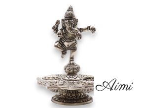 Stojan na Vonné Kužele Tancujúca Ganesha 14x10cm (Varianta Stojan na Vonné Kužele Tancujúca Ganesha 14x10cm)