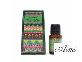Banjara Indický Vonný Olej 10ml - Biela Šalvia