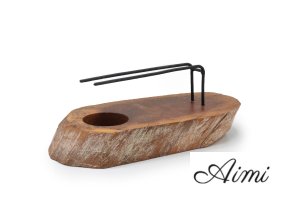 Stojan na Palo Santo - Drevo Gamal Biela Vymývaná