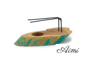 Stojan na Palo Santo - Drevo Gamal Zelená Vymývaná