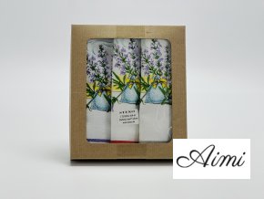 utierky rod levandula 3set