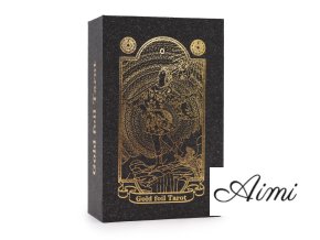 Tarot-Set mit Goldfolie und Buch – Geschenkbox