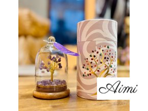 Štromček Šťastia s Kupolou - Ametsyt - 30 Drobných Kamienkov (Varianta Ametsyt - 30 Drobných Kamienkov)