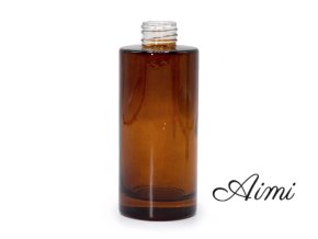 200ml Veľká Fľaša na Trstinový Difúzor (hrdlo 28 mm) - Jantárová