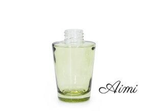 100 ml Vase mit Rattanstäbchen-Diffusor (28 mm Hals) – Rauchgrün
