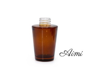 100ml Váza na Trstinový Difúzor (hrdlo 28 mm) - Jantárová
