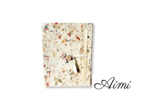 Stredný Zápisník z Lokta Papiera s Farebným Bavlneným Obalom (15 × 12 cm) – 45 Listov (Varianta Stredný Zápisník z Lokta Papiera s Farebným Bavlneným Obalom (15 × 12 cm) – 45 Listov)