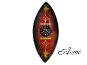Smaltovaná Miska na Vonné Tyčinky - Hliníková - Pohanská Triquetra (Varianta Hliníková - Pohanská Triquetra)