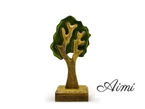 Stratený v Lese - Drevená 3D Dekorácia Stromček - 20x10cm (Varianta Drevená 3D Dekorácia Stromček - 20x10cm)