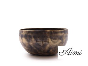 Malá Indická Spievajúca Miska s Fázami Mesiaca - (približne 550 g) - 13 cm (Varianta (približne 550 g) - 13 cm)