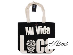 Ikonická Základná Taška – Mi Vida Loca – Čierna Prírodná 10 oz (36 x 43 x 10 cm) (Varianta Ikonická Základná Taška – Mi Vida Loca – Čierna Prírodná 10 oz (36 x 43 x 10 cm))