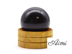 Krištáľová Guľa z Drahokamu 50mm - Turmalín so Stojanom